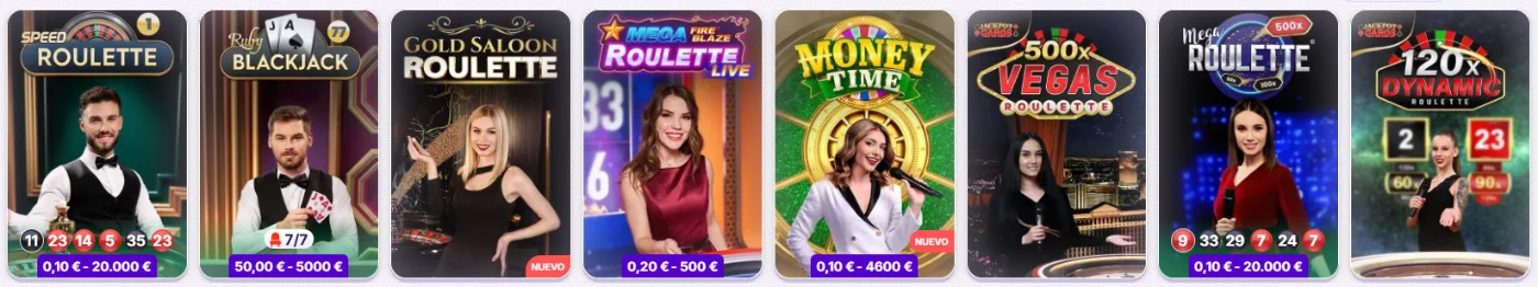 Casino en vivo 